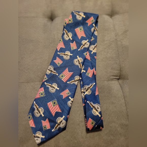 Parquet Patriotic Tie - Picture 1 of 3